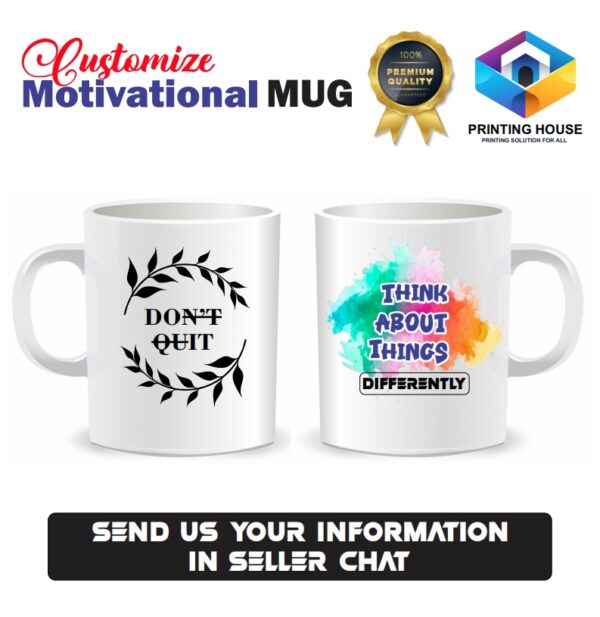 Customize Picture Collage Mug / Photo Mug / Pic Album Mug, Inspiring Motivational Quote Mug, With Name or Logo on Birthday Gift, Wedding Gift, Anniversary Gift, Mothers Day (Best Perfect Beautiful Gift for Husband, Wife, Mom, Dad, Brother Sister & Friend) - Image 3