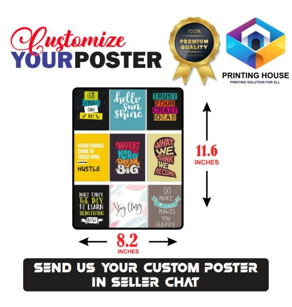 Custom Design Print Poster - Personalized Photo Prints - - Your Design, Your Style - High-Quality Custom Design Poster - Image 4