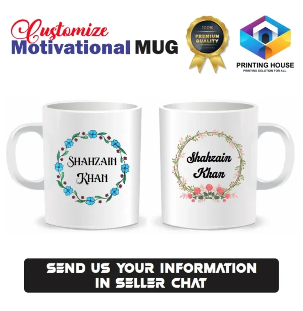 Customize Picture Collage Mug / Photo Mug / Pic Album Mug, Inspiring Motivational Quote Mug, With Name or Logo on Birthday Gift, Wedding Gift, Anniversary Gift, Mothers Day (Best Perfect Beautiful Gift for Husband, Wife, Mom, Dad, Brother Sister & Friend) - Image 4