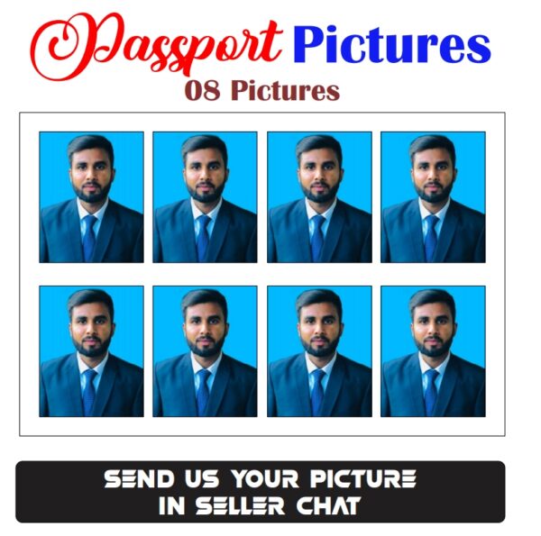 Passport Size Photograph | Custom High-Quality Affordable & Professional Photos for Visa, ID, Job Application and all Your Official Document Needs & More