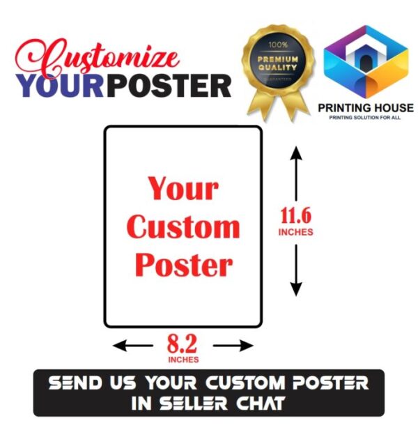 Custom Design Print Poster - Personalized Photo Prints - - Your Design, Your Style - High-Quality Custom Design Poster